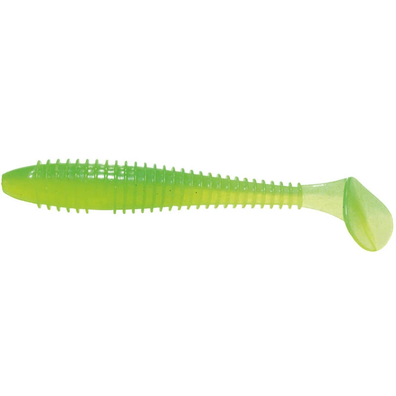 Keitech LEURRE SOUPLE PÊCHE AUX LEURRES FAT SWING IMP 3,8 LIME CHART