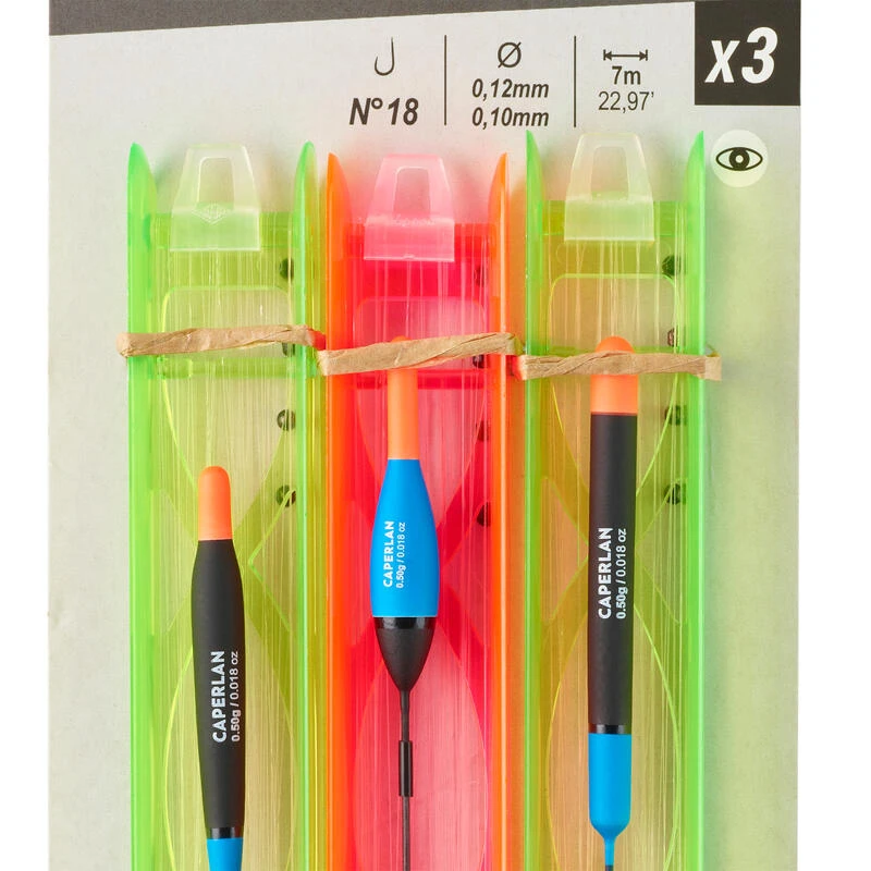 LOT DE 3 LIGNES MONTEES PF-RL100 L POUR LA PECHE AU COUP EN ETANG – Image 2