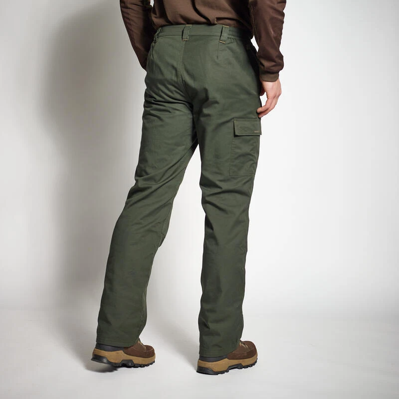 PANTALON CHASSE CHAUD VERT 100 – Image 3