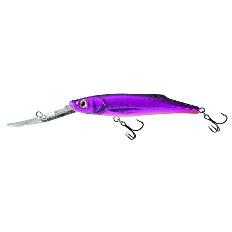 Poisson Nageur Salmo Freediver Super Deep Runner 9cm Floating (Purple Rain) – Image 2