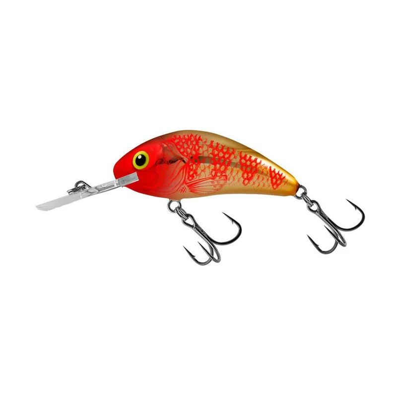Poisson Nageur Salmo Rattlin Hornet Flottant 6,5cm (Golden Red Head)