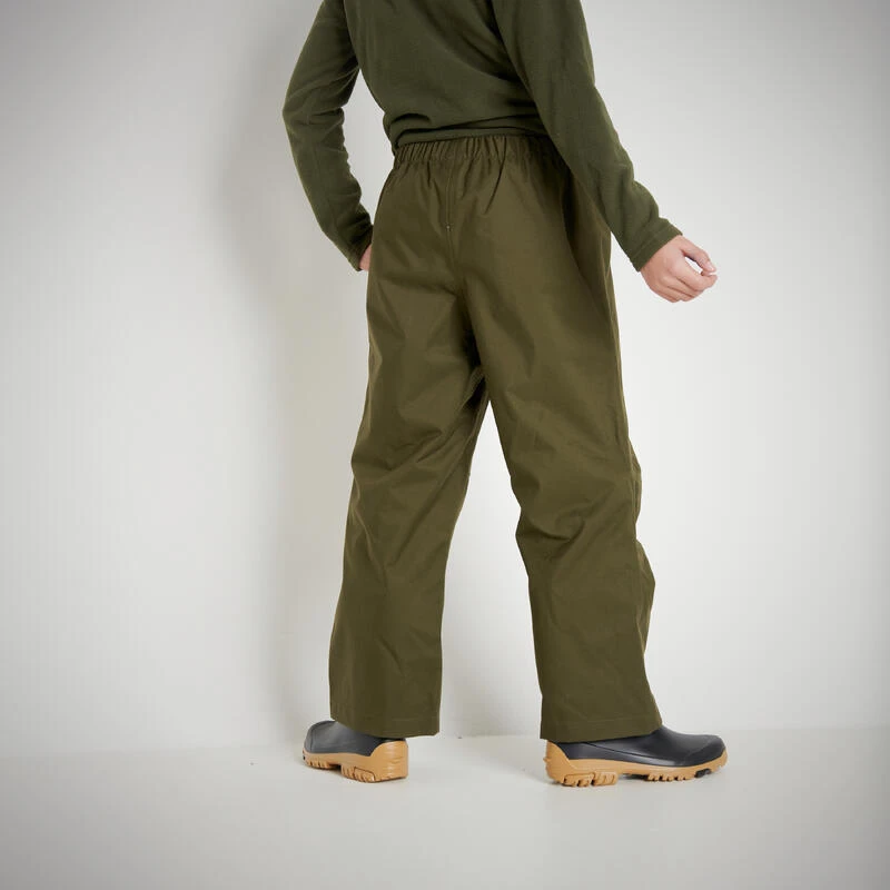 Surpantalon Imperméable Junior 100 Vert – Image 2